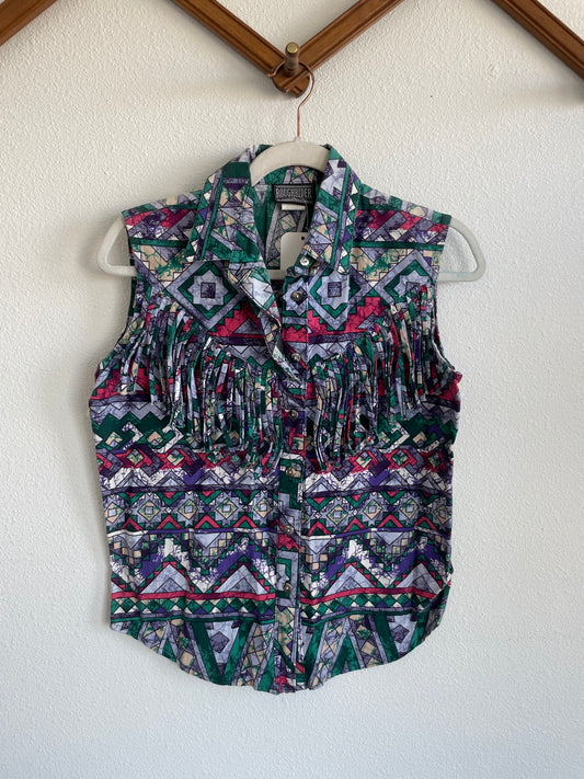 Vintage Rodeo Fringe Shortsleeve