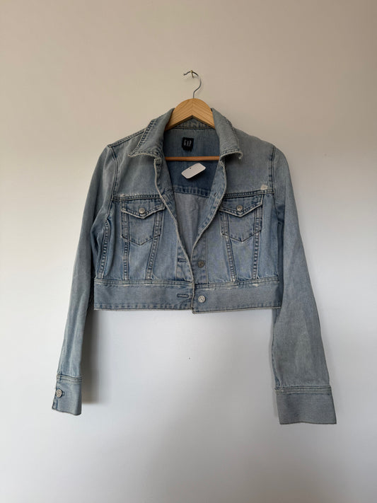 Vintage gap crop denim jacket Sz XS / S