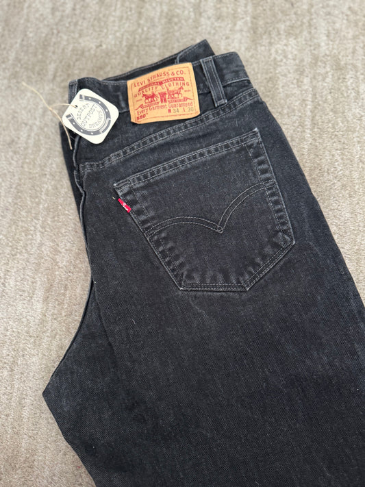 Vintage Black denim Levi’s Sz 35