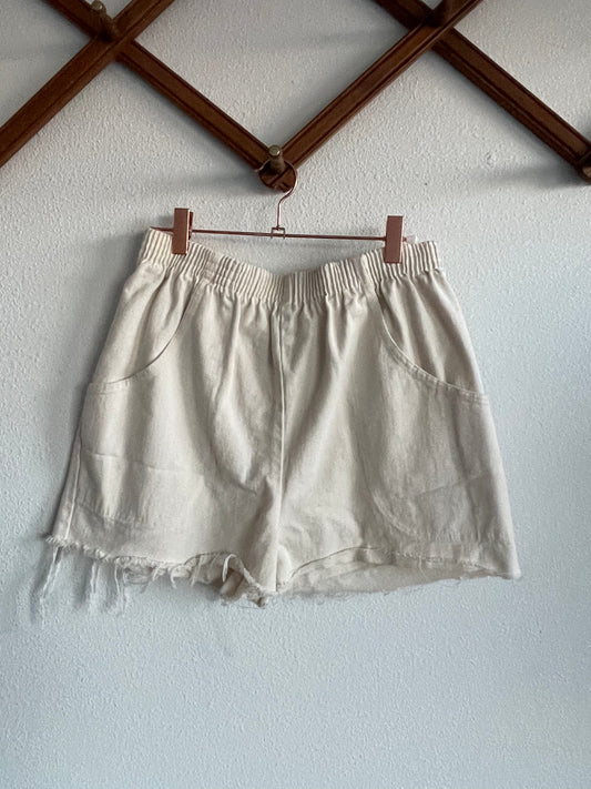 Vintage white cut offs