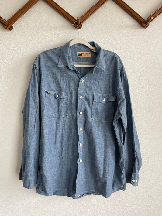 Big Mac Denim Chambray Sz XL