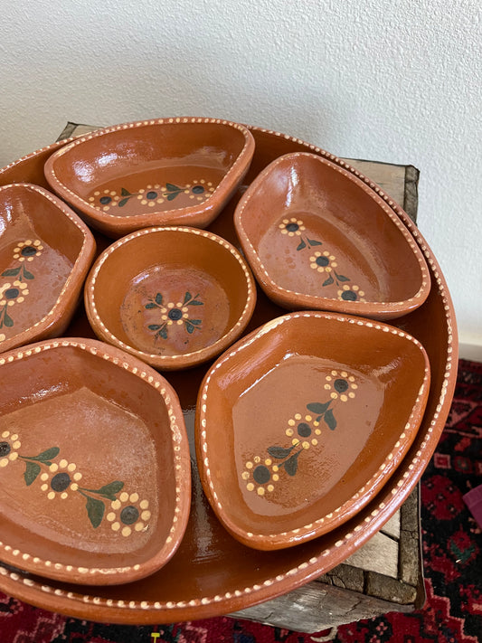 Vintage Mexican Dish Caddy