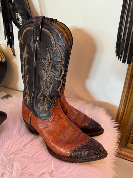 Vintage 2 tone boots