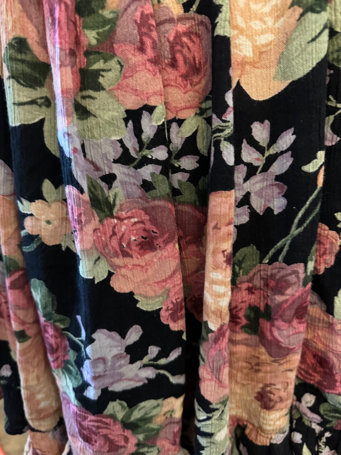 90s Floral Skirt Sz S / M