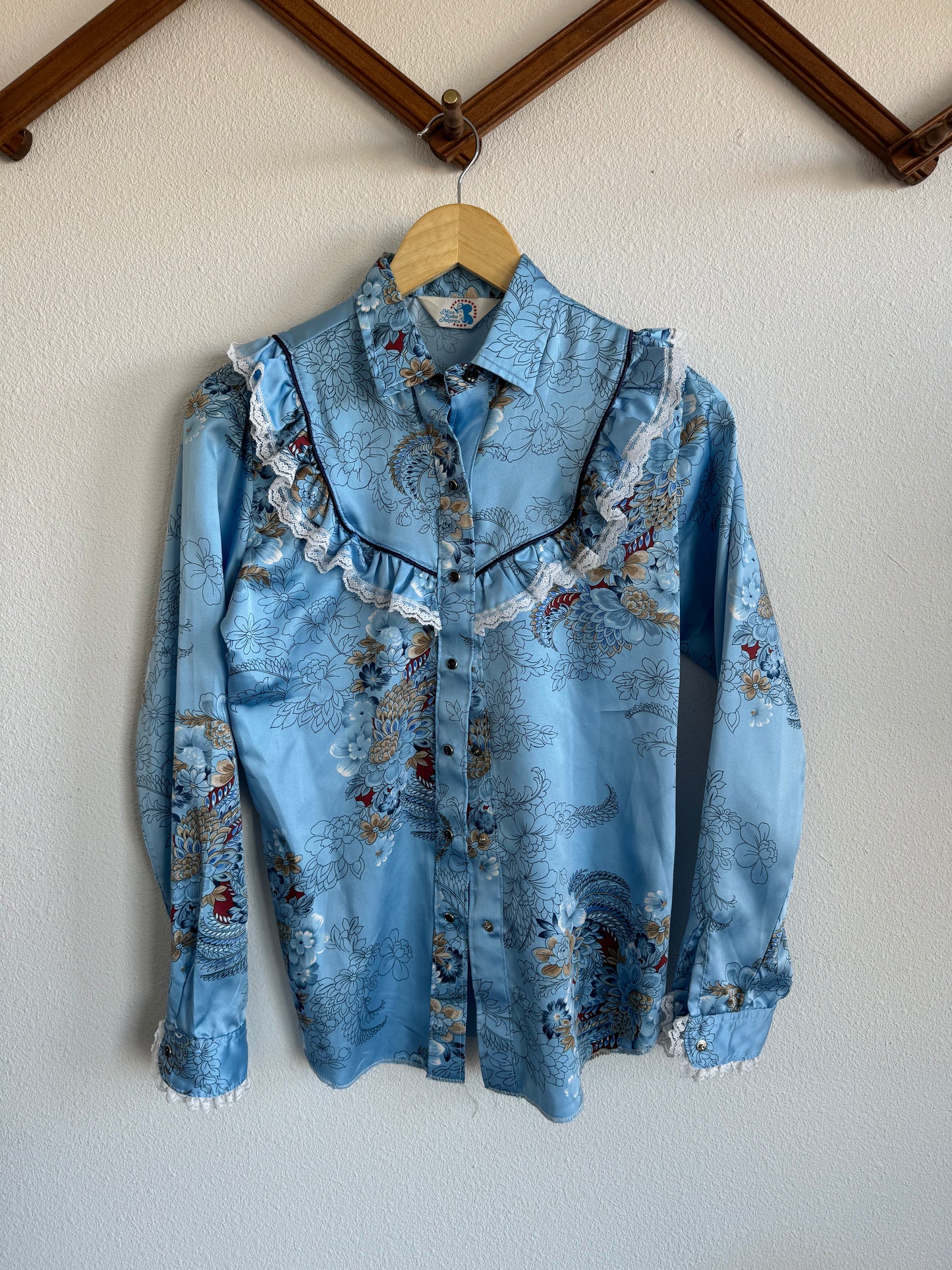 Vintage Rodeo Queen Pearlsnap Sz S / M