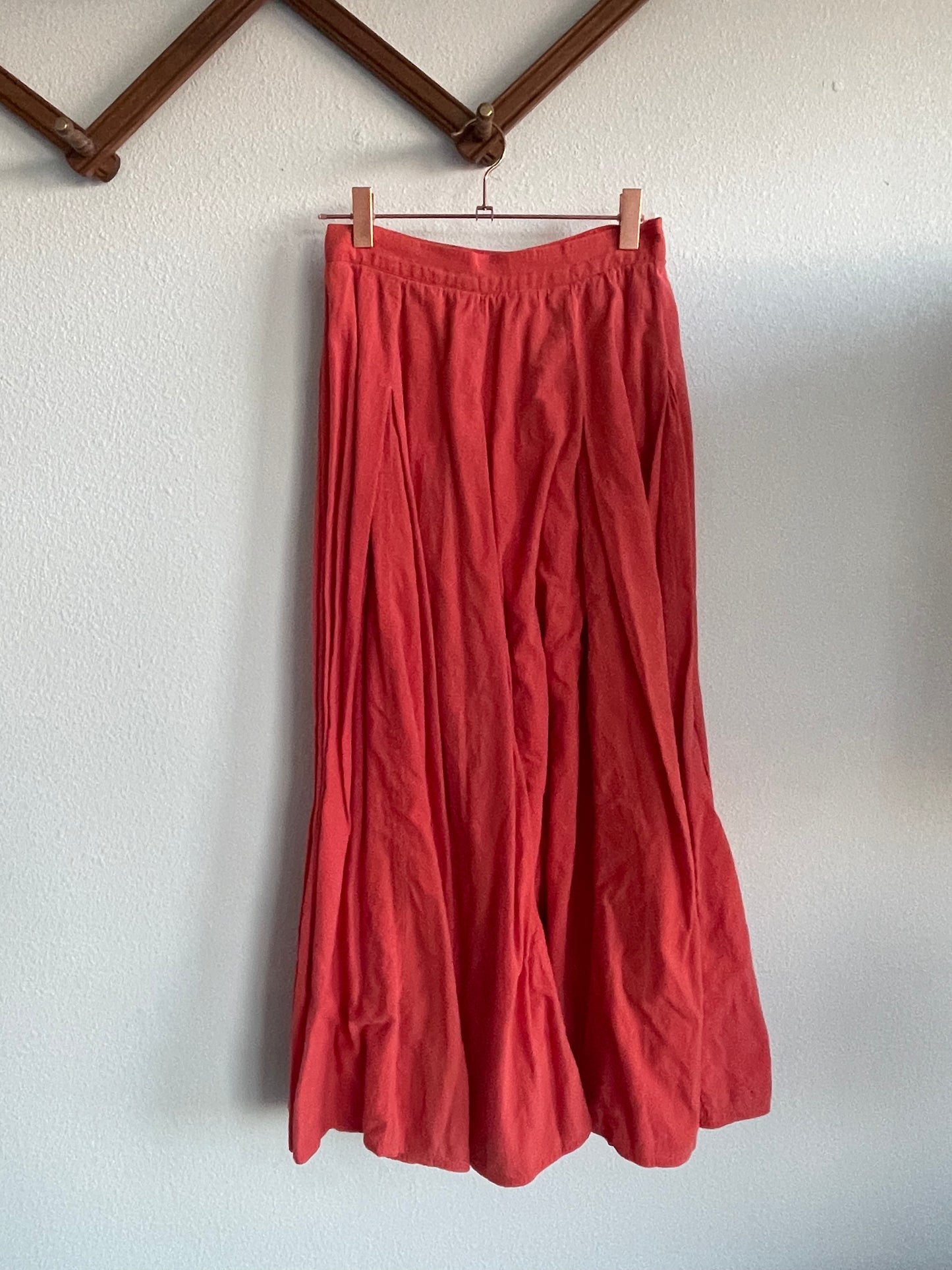 Vintage orange maxi dress Sz XS - S