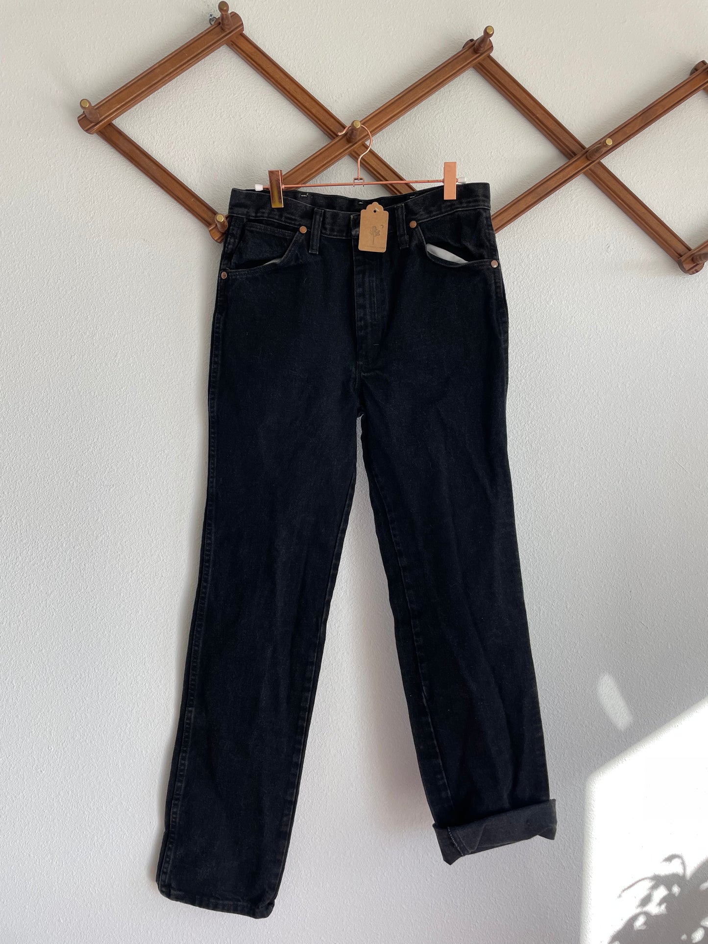 Vintage Wrangler Black Wash Sz 29